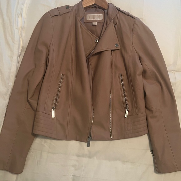 Michael Kors Leather Jacket - Picture 3 of 4